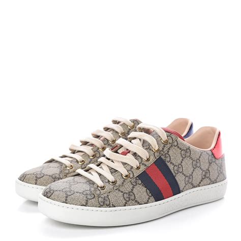 gucci women's ace gg supreme sneaker|gucci ace sneakers review.